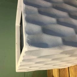 KANTE Large 31.5 in. L Pure White Lightweight Concrete Retro Rectangle Outdoor Planter -Vigoro Shop pure white kante plant pots rf0203b c80011 1f 1000