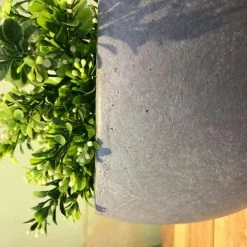 KANTE 8 in. Tall Slate Gray Lightweight Concrete Outdoor Round Bowl Planter 9 KANTE 8 in. Tall Slate Gray Lightweight Concrete Outdoor Round Bowl Planter -Vigoro Shop slate gray kante plant pots rc0049a c60611 1f 1000