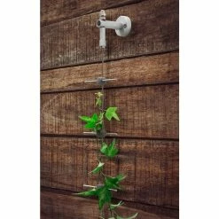 Vigoro 8 ft. Stainless Steel Wire Rope Plant Trellis 9 Vigoro 8 ft. Stainless Steel Wire Rope Plant Trellis -Vigoro Shop stainless steel vigoro tomato cages 822222 1f 1000