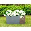 KANTE 31 in. L Rectangular Timber Ridge Concrete/Fiberglass Indoor Outdoor Elegant Long Planter -Vigoro Shop timber ridge kante plant pots osf0219b c80811 64 1000