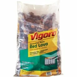 Vigoro 0.5 cu. ft. Bagged Decorative Stone Red Lava Landscape Rock -Vigoro Shop vigoro bagged landscape rocks 440897 1d 1000
