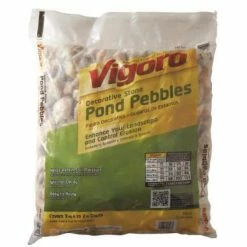 Vigoro 0.5 cu. ft. Bagged Pond Pebble Landscape Rock -Vigoro Shop vigoro bagged landscape rocks 54249v 1d 1000