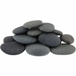 Vigoro 0.25 cu. ft. 20 lbs. 1 in. to 3 in. Grey Mexican Beach Pebble Landscape Rock
