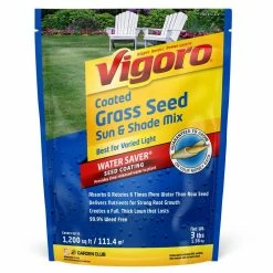 Vigoro 3 lbs. Sun Shade Grass Seed Mix with Water Saver Seed Coating
