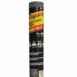 Vigoro 4 ft. x 100 ft. Heavy-Duty Polyester Weed Barrier Landscape Fabric -Vigoro Shop vigoro landscape fabric 2549rv 66 1000