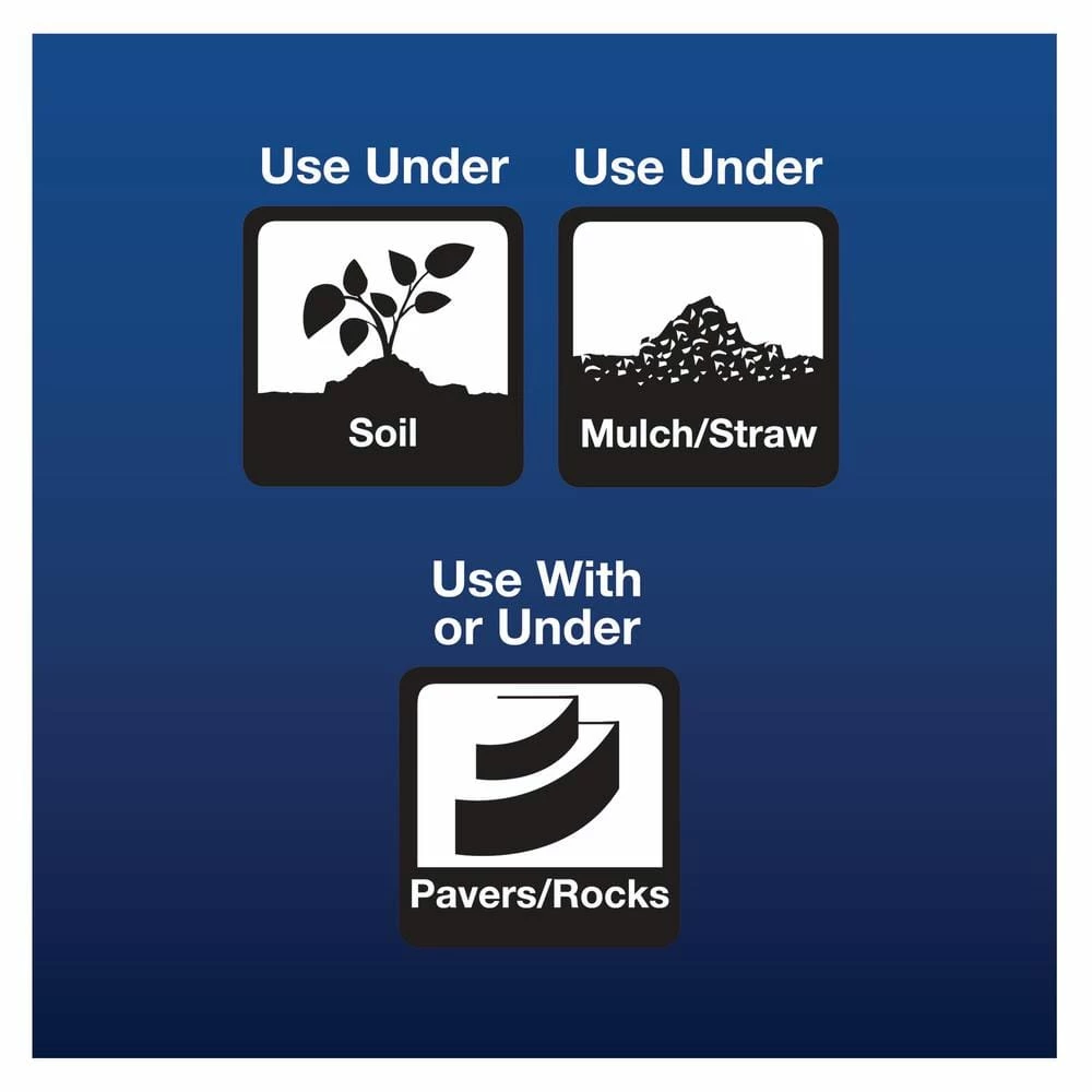 Vigoro 4 ft. x 50 ft. Point Bond Landscape Fabric 4 Vigoro 4 ft. x 50 ft. Point Bond Landscape Fabric - Image 2