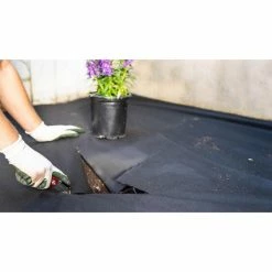 Vigoro 4 ft. x 100 ft. Weed Barrier Landscape Fabric -Vigoro Shop vigoro landscape fabric nmv04100b 77 1000