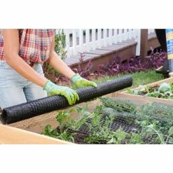 Vigoro 14 ft. x 14 ft. Polypropylene Bird Block Netting and Barrier -Vigoro Shop vigoro landscape fabric nmvbb1414 77 1000