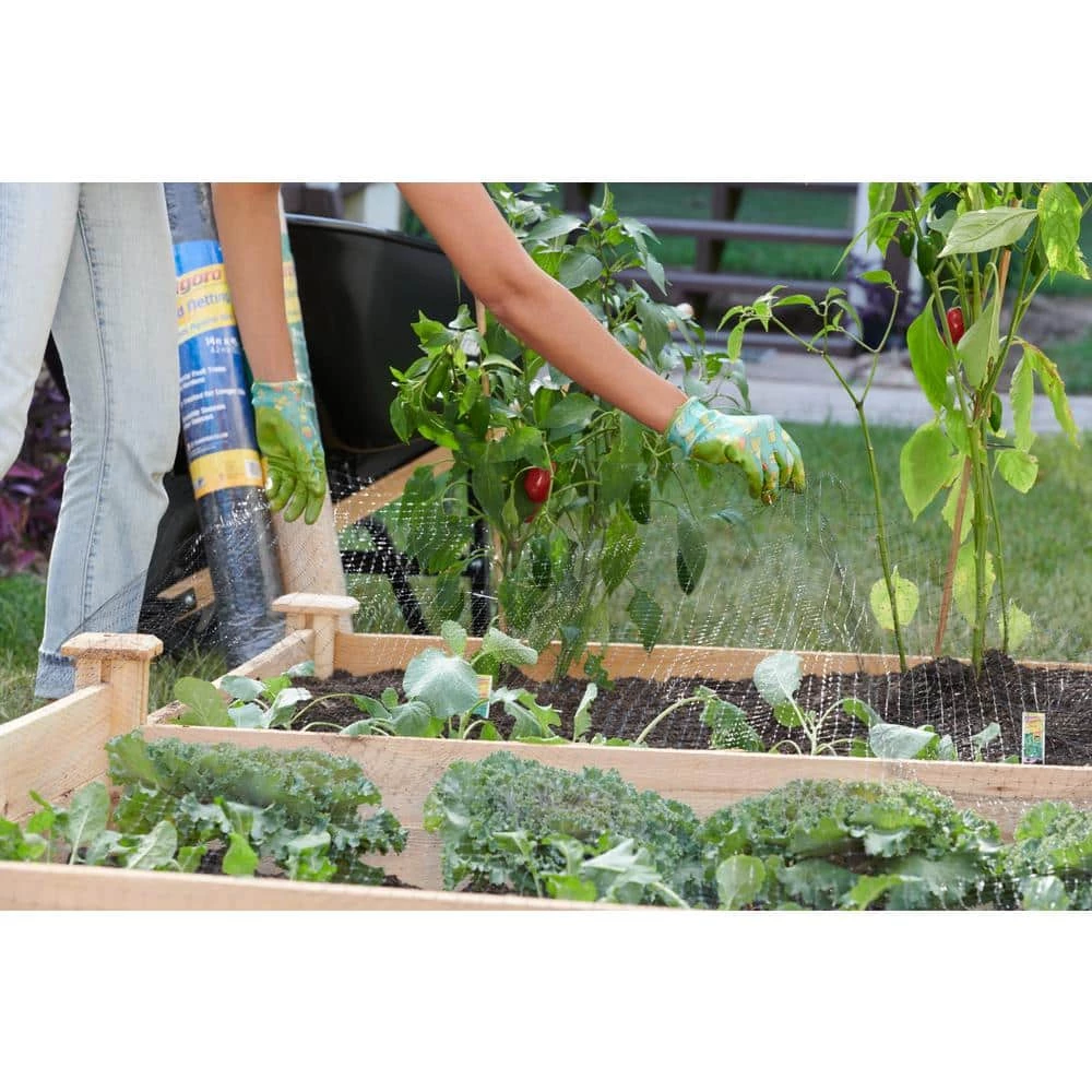 Vigoro 14 ft. x 45 ft. UV Treated Polypropylene Bird Block Netting and Barrier 15 Vigoro 14 ft. x 45 ft. UV Treated Polypropylene Bird Block Netting and Barrier - Image 13