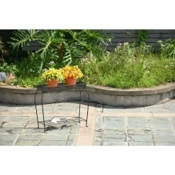 Vigoro Knock Down Rectangular Plant Stand -Vigoro Shop vigoro plant stands 710055030 4f 1000