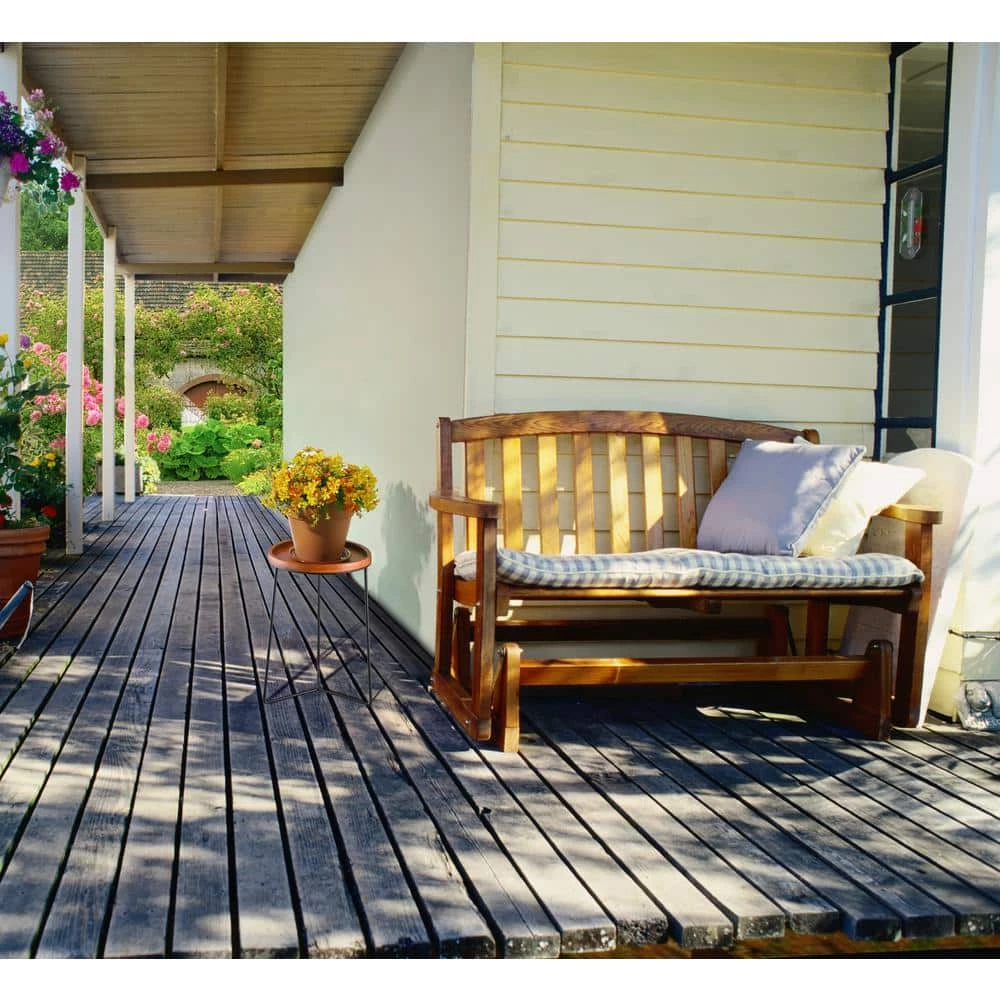 Vigoro 19 in. Triangle Base Wood Top Plant Stand 6 Vigoro 19 in. Triangle Base Wood Top Plant Stand - Image 4