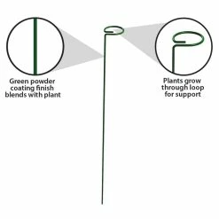 Vigoro 36 in. H x 2.24 in. W Metal Plant Prop -Vigoro Shop vigoro tomato cages 613672 hd 4f 1000