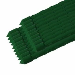 Vigoro 6 ft. Green Colored Steel Core Garden Stake -Vigoro Shop vigoro tomato cages st6vg 76 1000