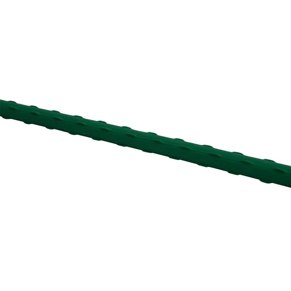 Vigoro 8 ft. Green Colored Steel Core Garden Stake 5 Vigoro 8 ft. Green Colored Steel Core Garden Stake - Image 3