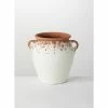 SULLIVANS White Ceramic Speckled Pot -Vigoro Shop white sullivans plant pots cm2935 64 1000