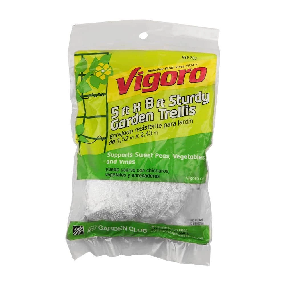 Vigoro 5 ft. x 8 ft. Sturdy Garden Trellis 4 Vigoro 5 ft. x 8 ft. Sturdy Garden Trellis - Image 2