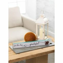 SULLIVANS 17.5 in. Lantern with LED Pillar Candle -Vigoro Shop whites sullivans outdoor lanterns gl43857 44 1000