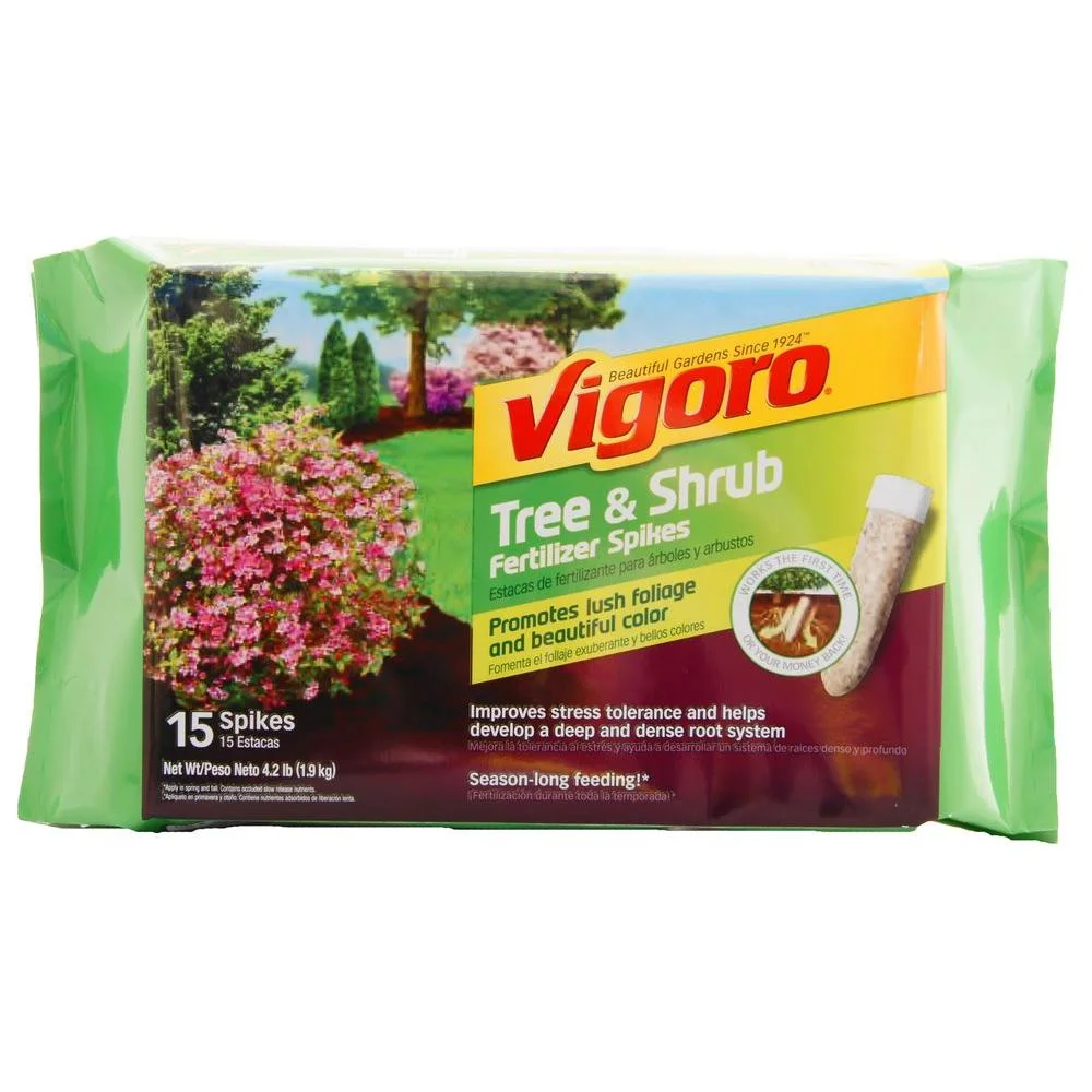 Vigoro Shop -Vigoro Shop 4 2 lb All Season Tree and Shrub Fertilizer Spikes 15 Count 6527d024 74ca 4cd8 99b2 63d1302239ea.a90d8f6d1914545ed6ba451264efa197